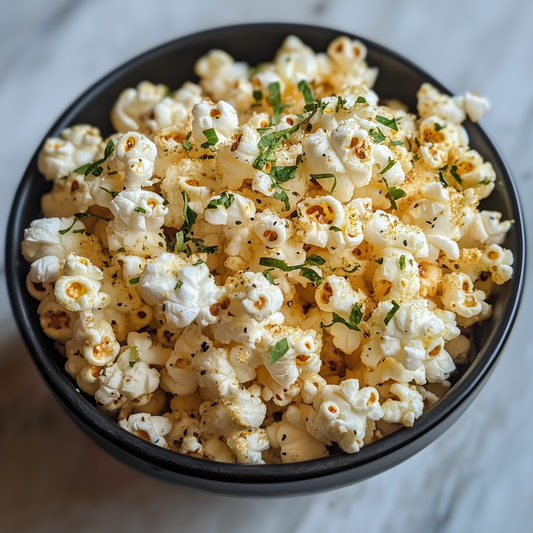 Garlic Bread-Inspired Popcorn