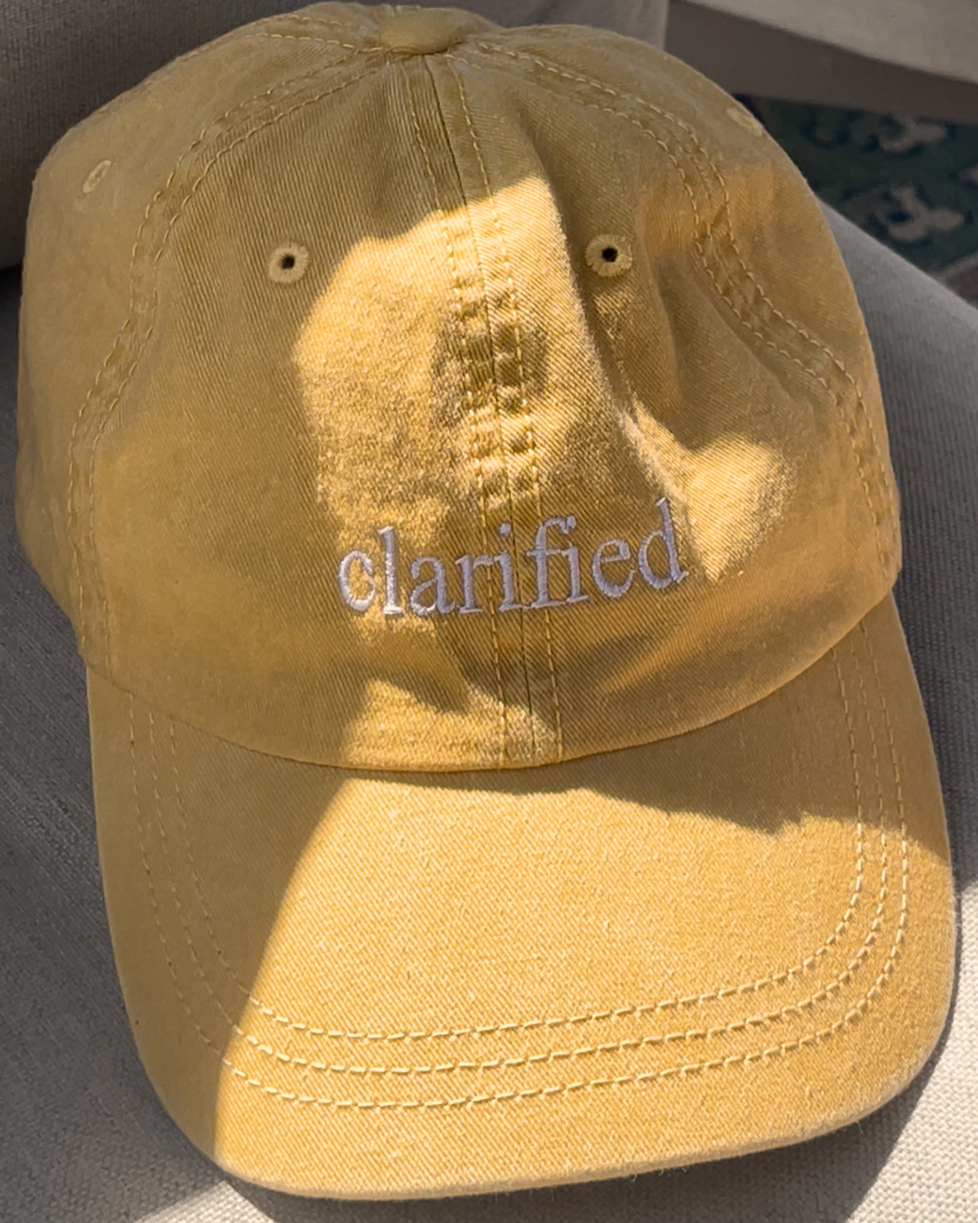 'Clarified' Butter Yellow SayGhee Hat